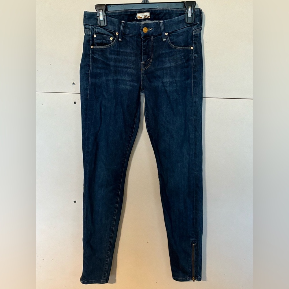 MOTHER | The Looker Ankle Zip Smooth Moves, size 25